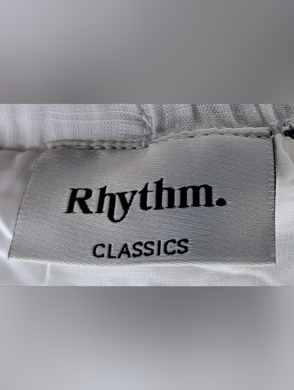 Rhythm. Classic White Maxi Skirt size 6 | Linen Blend - Picture 6 of 8